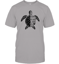 Load image into Gallery viewer, Funny Love Ocean Tee Shirt Turtle Gifts Men Cotton T-Shirt