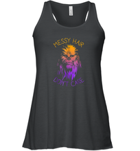 Load image into Gallery viewer, Star Wars Chewbacca Messy Hair Don't Care Graphic Women Racerback Tank