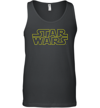 Load image into Gallery viewer, Star Wars Simple Logo Outline Men Cotton Tank Top