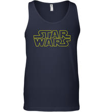 Load image into Gallery viewer, Star Wars Simple Logo Outline Men Cotton Tank Top