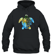 Load image into Gallery viewer, I Go To Lose My Mind Find My Soul Ocean Turtle Lovers Gift Unisex Hooded Sweatshirt