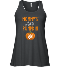 Load image into Gallery viewer, Womens Mommy's Little Pumpkin Baby Halloween Women Racerback Tank