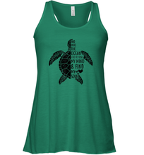 Load image into Gallery viewer, Funny Love Ocean Tee Shirt Turtle Gifts Women Racerback Tank