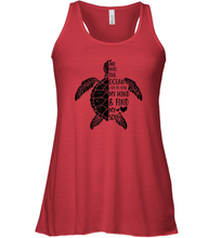 Load image into Gallery viewer, Funny Love Ocean Tee Shirt Turtle Gifts Women Racerback Tank