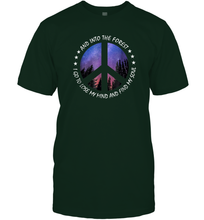 Load image into Gallery viewer, Into The Forest I Go To Lose My Mind Find Soul Hippie Gift Men Cotton T-Shirt