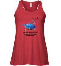 Load image into Gallery viewer, Into The Ocean I Go To Lose My Mind Turtle Lovers Gift Idea Women Racerback Tank
