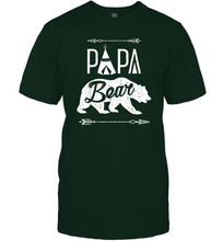 Load image into Gallery viewer, Papa Bear T shirt Fathers Day Family Matching Couple Men Men Cotton T-Shirt