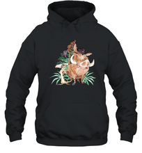 Load image into Gallery viewer, Disney Lion King Timon And Pumba Doodle Unisex Hooded Sweatshirt