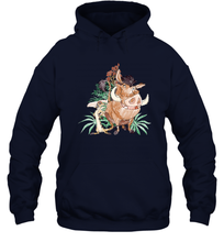 Load image into Gallery viewer, Disney Lion King Timon And Pumba Doodle Unisex Hooded Sweatshirt