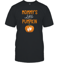 Load image into Gallery viewer, Womens Mommy's Little Pumpkin Baby Halloween Men Cotton T-Shirt