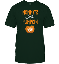 Load image into Gallery viewer, Womens Mommy's Little Pumpkin Baby Halloween Men Cotton T-Shirt