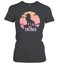 Load image into Gallery viewer, Disney The Lion King Live Action Sunset Pride Rock Poster Women Cotton T-Shirt