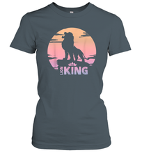 Load image into Gallery viewer, Disney The Lion King Live Action Sunset Pride Rock Poster Women Cotton T-Shirt