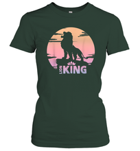 Load image into Gallery viewer, Disney The Lion King Live Action Sunset Pride Rock Poster Women Cotton T-Shirt