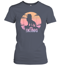 Load image into Gallery viewer, Disney The Lion King Live Action Sunset Pride Rock Poster Women Cotton T-Shirt