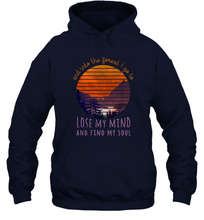 Load image into Gallery viewer, Into the Forest  I Lose My Mind  Hippie Lifestyle Clip Art Unisex Hooded Sweatshirt