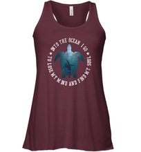 Load image into Gallery viewer, Into The Ocean I Go To Lose My Mind Turtle Sea Lovers Tee Women Racerback Tank