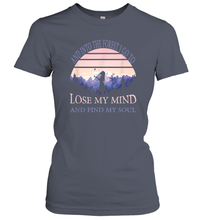 Load image into Gallery viewer, And into the forest I go to lose my mind and find my soul Tee Graphic Women Cotton T-Shirt