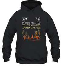 Load image into Gallery viewer, Into The Forest I Go Forest Gift Unisex Hooded Sweatshirt