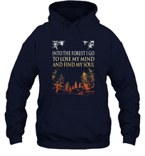 Load image into Gallery viewer, Into The Forest I Go Forest Gift Unisex Hooded Sweatshirt