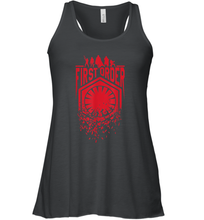 Load image into Gallery viewer, Star Wars Last Jedi First Order Red Fracture Women Racerback Tank