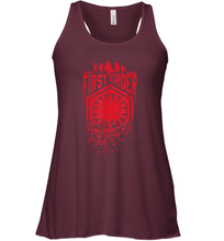 Load image into Gallery viewer, Star Wars Last Jedi First Order Red Fracture Women Racerback Tank