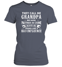 Load image into Gallery viewer, Funny Grandpa Grandfather Women Cotton T-Shirt