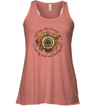Load image into Gallery viewer, And Into The Forest I Go To Lose My Mind Hippie Women Racerback Tank