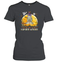 Load image into Gallery viewer, Womens Namaste Witches Love And Light Yoga Halloween Costume Gift Women Cotton T-Shirt