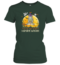 Load image into Gallery viewer, Womens Namaste Witches Love And Light Yoga Halloween Costume Gift Women Cotton T-Shirt
