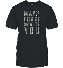 Load image into Gallery viewer, Star Wars May The Force Be With You Scrambled Men Cotton T-Shirt