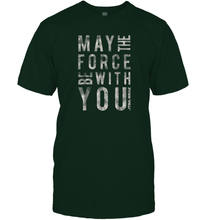 Load image into Gallery viewer, Star Wars May The Force Be With You Scrambled Men Cotton T-Shirt