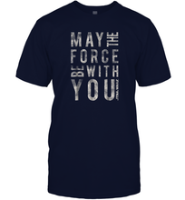 Load image into Gallery viewer, Star Wars May The Force Be With You Scrambled Men Cotton T-Shirt