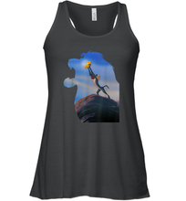 Load image into Gallery viewer, Disney Lion King Mufasa Silhouette Pride Rock Rafiki Simba Women Racerback Tank