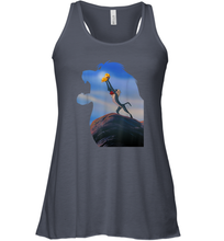 Load image into Gallery viewer, Disney Lion King Mufasa Silhouette Pride Rock Rafiki Simba Women Racerback Tank