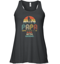 Load image into Gallery viewer, Papa Man Myth Legend T Shirt Vintage For Mens Dad Father Women Racerback Tank