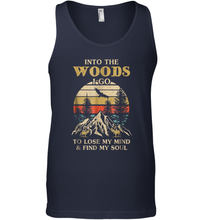 Load image into Gallery viewer, Into The Woods I Go To Lose My Mind And Find My Soul Men Cotton Tank Top