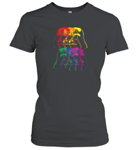 Load image into Gallery viewer, Star Wars Darth Vader Rainbow Darkside Pride Graphic Women Cotton T-Shirt