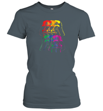 Load image into Gallery viewer, Star Wars Darth Vader Rainbow Darkside Pride Graphic Women Cotton T-Shirt