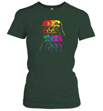 Load image into Gallery viewer, Star Wars Darth Vader Rainbow Darkside Pride Graphic Women Cotton T-Shirt