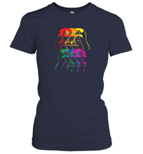 Load image into Gallery viewer, Star Wars Darth Vader Rainbow Darkside Pride Graphic Women Cotton T-Shirt