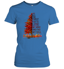 Load image into Gallery viewer, Into The Forest I Go, To Lose My Mind And Find My Soul Women Cotton T-Shirt