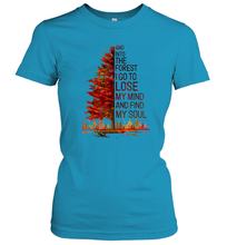 Load image into Gallery viewer, Into The Forest I Go, To Lose My Mind And Find My Soul Women Cotton T-Shirt