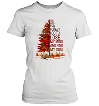 Load image into Gallery viewer, Into The Forest I Go, To Lose My Mind And Find My Soul Women Cotton T-Shirt