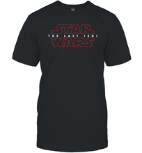 Load image into Gallery viewer, Star Wars Last Jedi Red Outline Logo Graphic Men Cotton T-Shirt