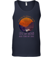 Load image into Gallery viewer, Into the Forest  I Lose My Mind  Hippie Lifestyle Clip Art Men Cotton Tank Top