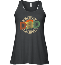 Load image into Gallery viewer, Dad The Man The Myth The Legend T Shirt Vintage Papa Women Racerback Tank