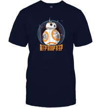 Load image into Gallery viewer, Star Wars BB 8 Beep Quote Circle Design Graphic Men Cotton T-Shirt