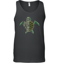 Load image into Gallery viewer, And Into The Ocean I Go To Lose My Mind And Find My Soul Tee Men Cotton Tank Top