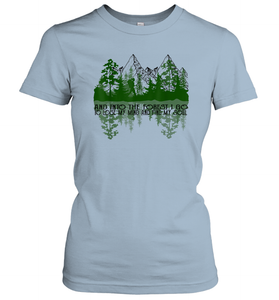 And Into The Forest I Go To Lose My Mind And Find My Soul Women Cotton T-Shirt